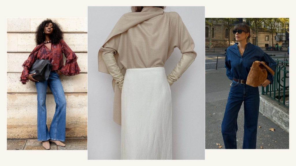 5 blouse trends that French women will wear with jeans, skirts and trousers in 2026