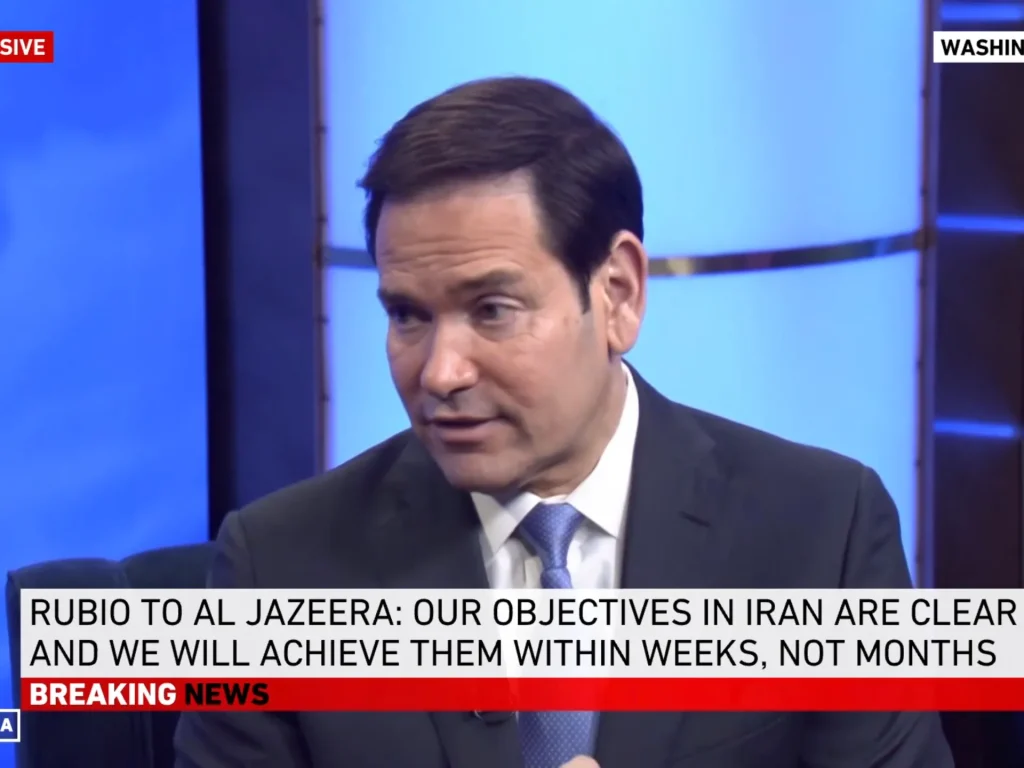 Al Jazeera's full interview with Marco Rubio on the US war on Iran US-Israel war on Iran