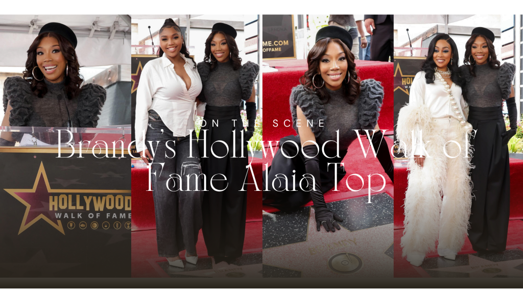 Brandy wore Alaia Fall 2025 to get her star on the Hollywood Walk of Fame, joining Issa Rae, Monica, Kehlani, and more!