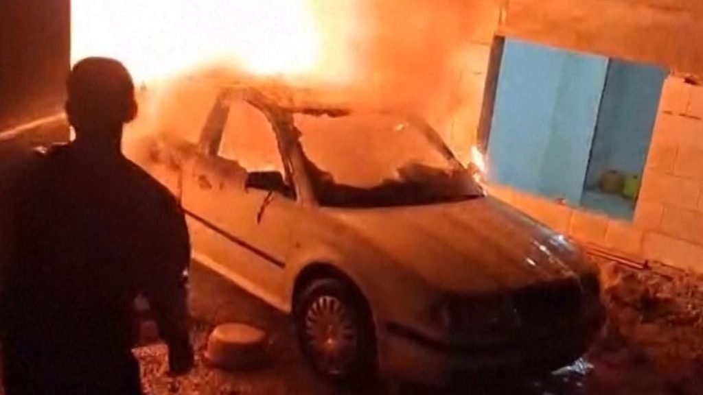 Cars and houses burned as Israeli residents riot in the occupied West Bank. world News
