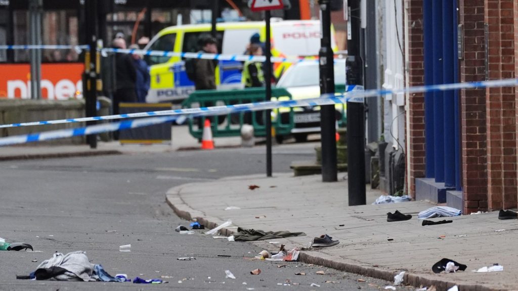 Counter-terrorism police are assisting in the investigation after a car hit a pedestrian in Derby. uk news