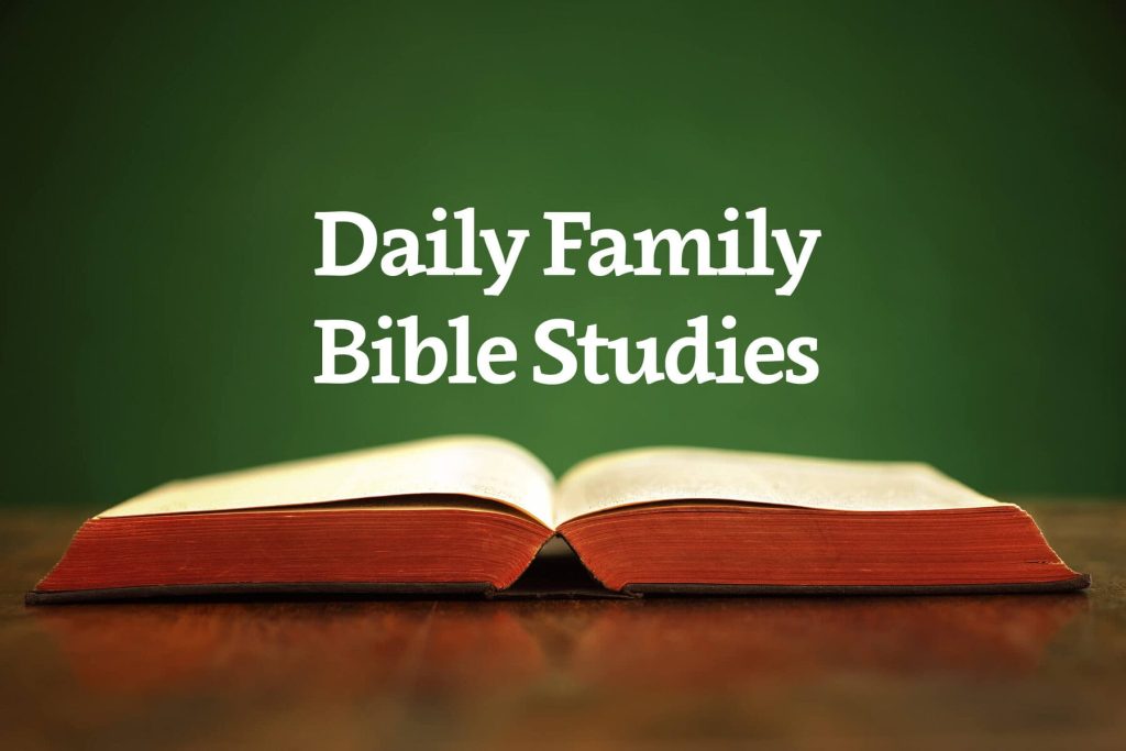 Daily Family Bible Study - Year 3, Week 13