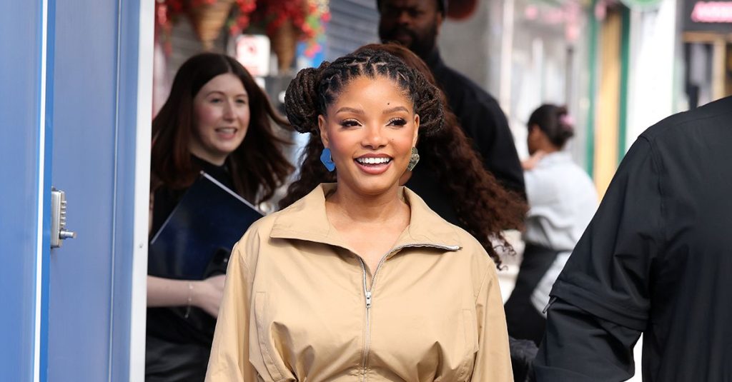 Halle Bailey Just Wore the Shoe Color Trend of the Season Halle Bailey Just Wore the Shoe Color Trend of the Season