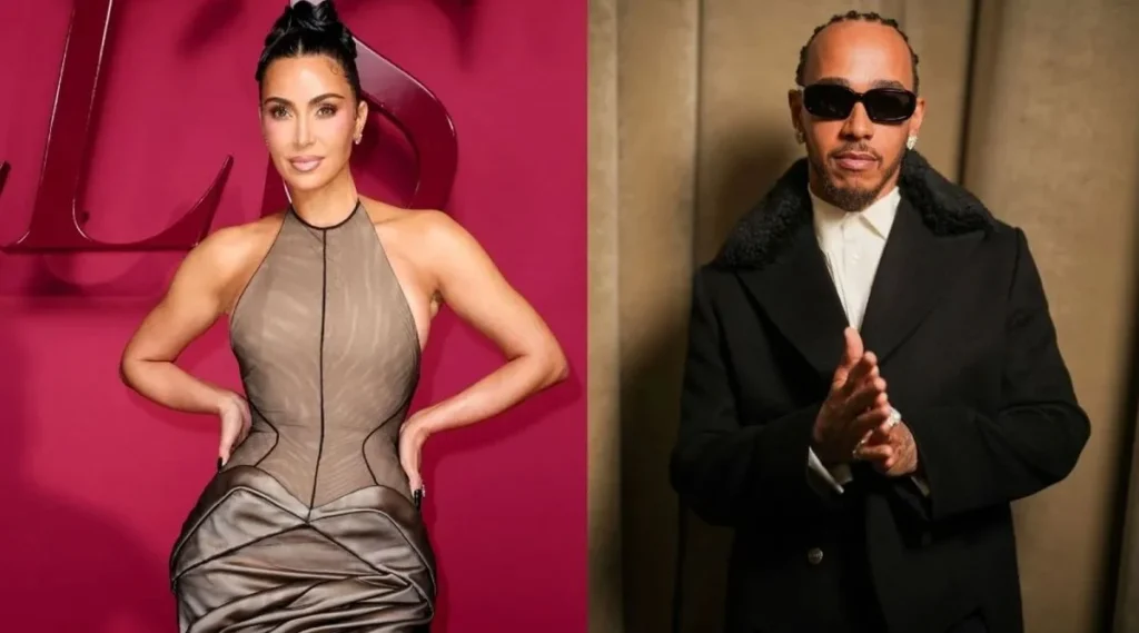 Kim Kardashian shares secret message after Lewis Hamilton pledge