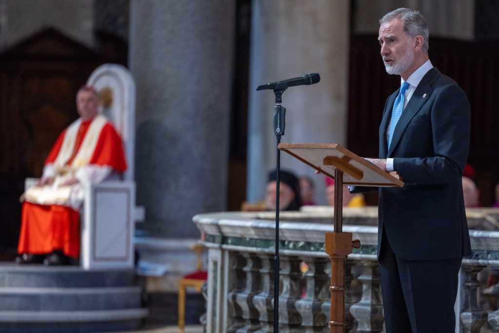 King Felipe VI of Spain installed as Protocanon of the Basilica of St. Mary Major in Rome