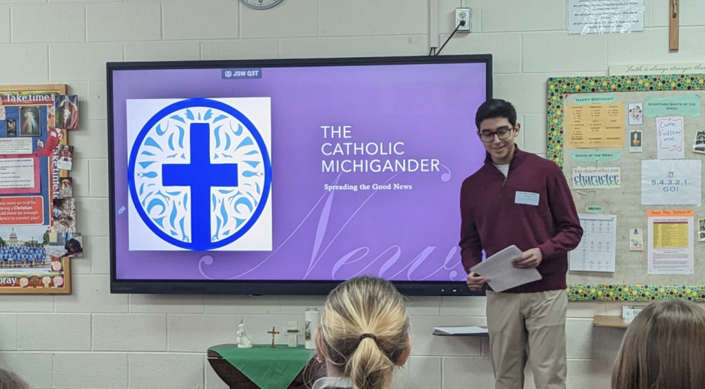 Michigan teen starts online newsletter for other teens The Catholic Michigander