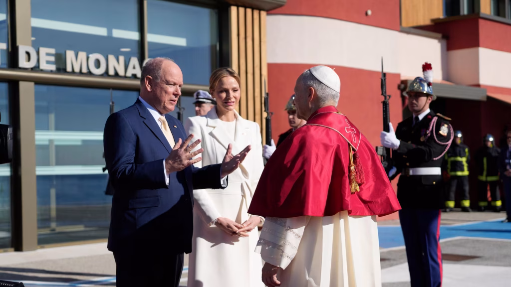 Pope Leo XIV visits Monaco to urge people there to use their faith and wealth for good