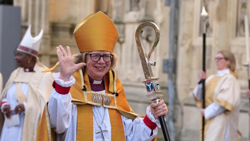 Sarah Mullally celebrates as first female leader of the Church of England in pictures