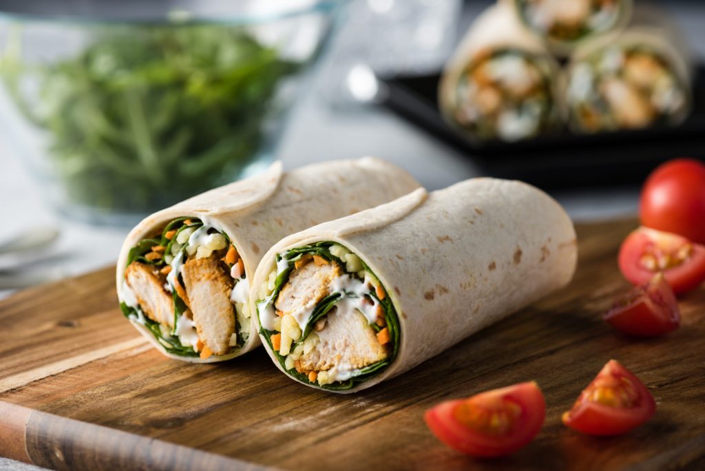 Tandoori Spicy Chicken Wraps - SHK