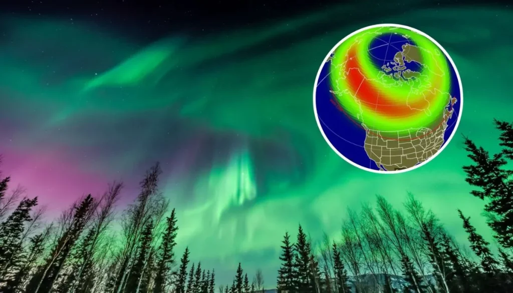 The northern lights are fading, but wait for a surprise that dazzles the sky at midnight