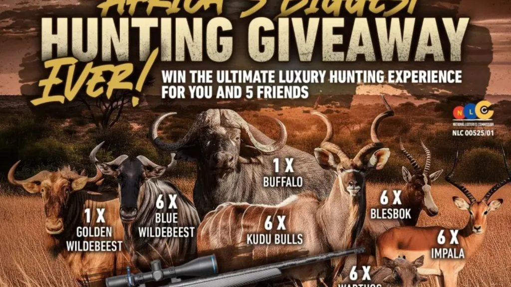 The 'world's most disgusting raffle' offering tourists the chance to shoot 32 wild animals for £13 has sparked outrage with calls for the government to ban it