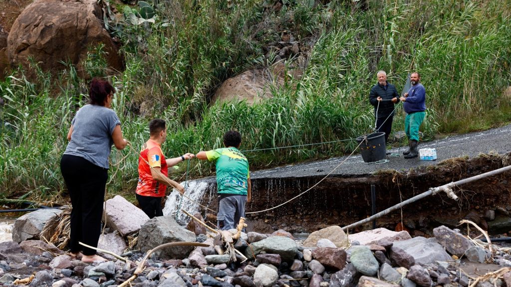 There are life-threatening warnings as Hurricane Therese hits the Canaries, breaking dams and shutting down entire cities... and more rain expected