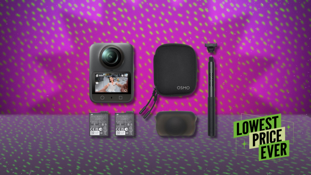 There's over $200 off the DJI Osmo 360 Essential Combo thanks to Amazon's spring sale