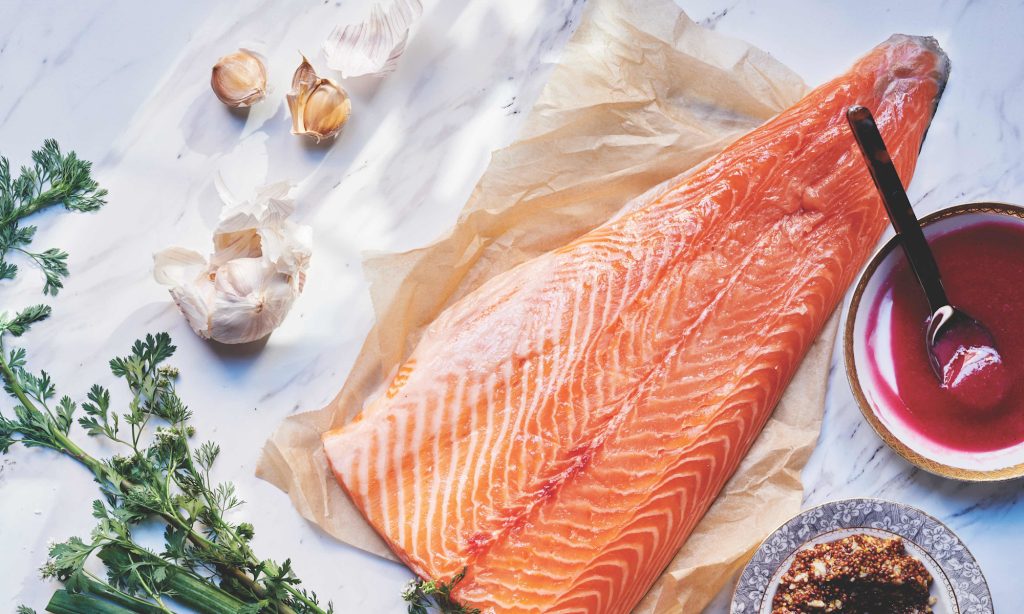 This Hibiscus Honey Mustard Salmon Recipe Is Simple But Amazing