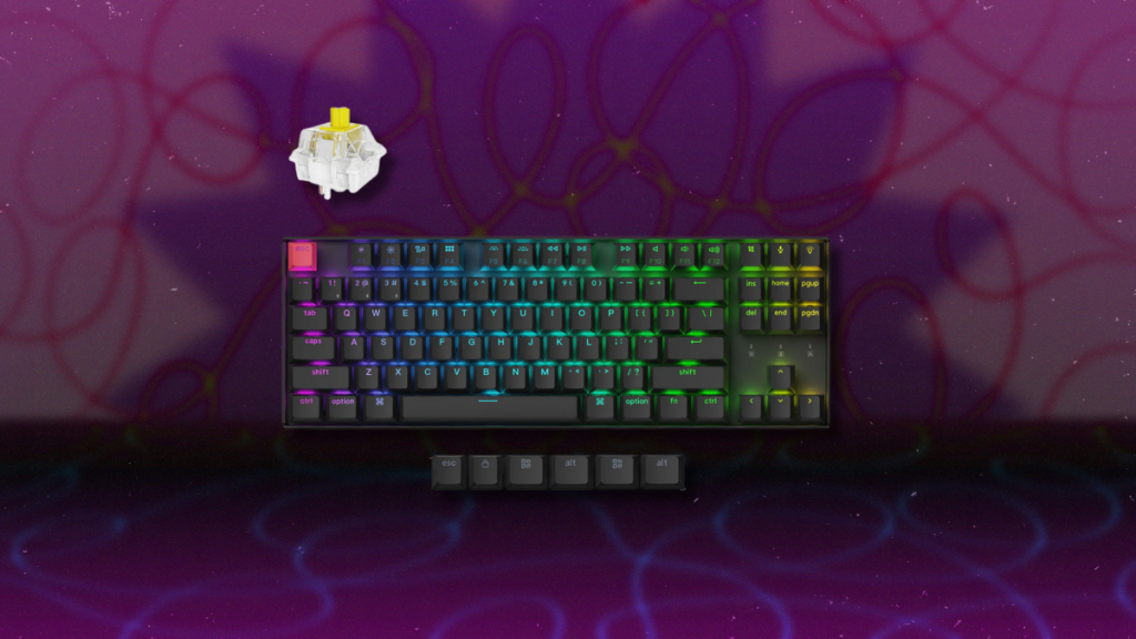 This Keychron K8 QMK keyboard with hot-swappable switches is on sale right now for less than $85