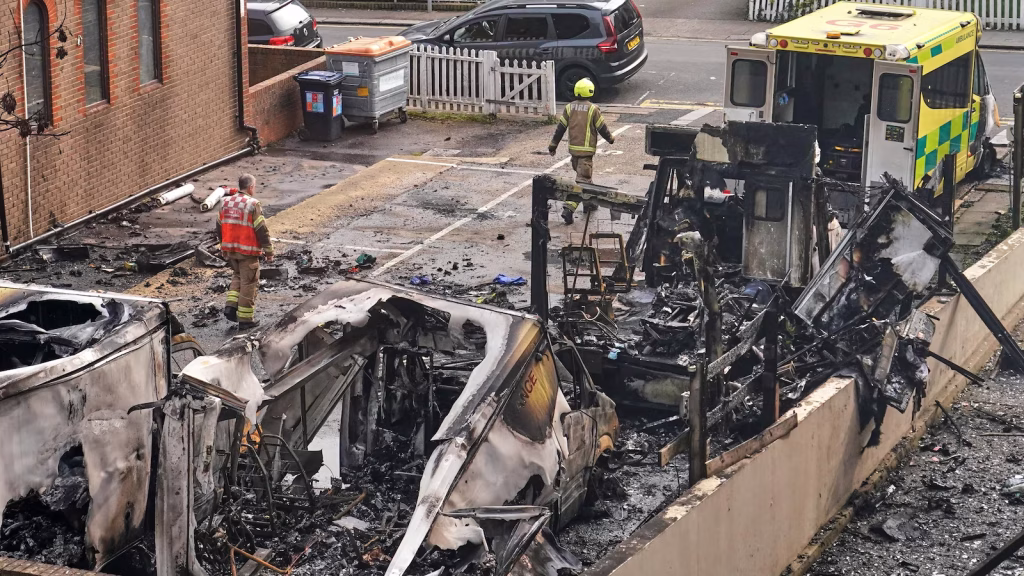 UK police have arrested 2 people accused of arson on ambulances belonging to a Jewish charity