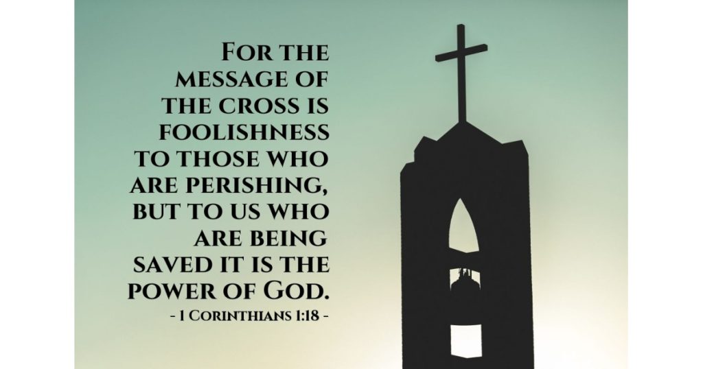 1 Corinthians 1:18 — Verse of the Day for 04/17/2026