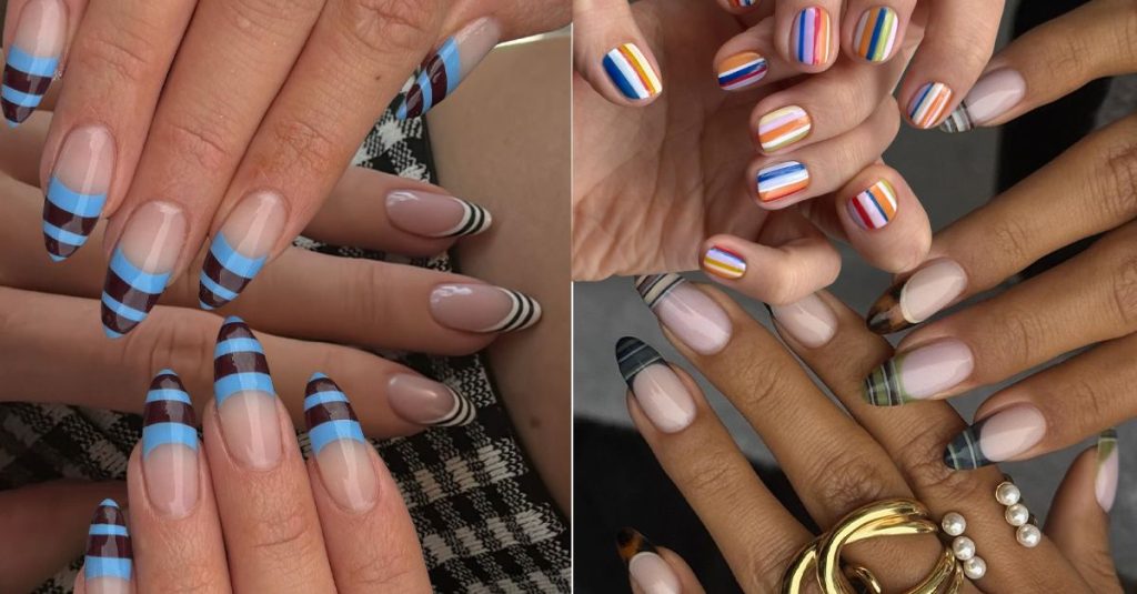 13 striped-nail designs trending rapidly in spring 2026