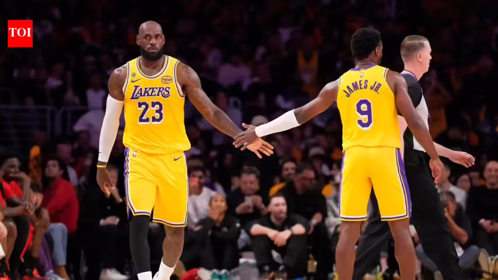 20 years in the making: LeBron and Bronny James make NBA playoff history with first father-son pairing international sports news