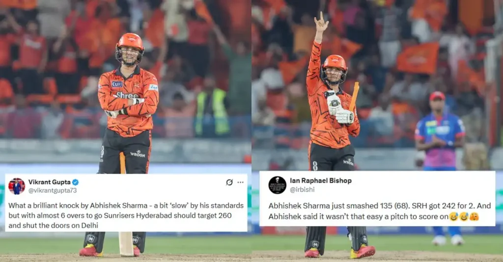 Abhishek Sharma lights up Hyderabad with brilliant century in SRH vs DC IPL 2026 match, leaves fans excited