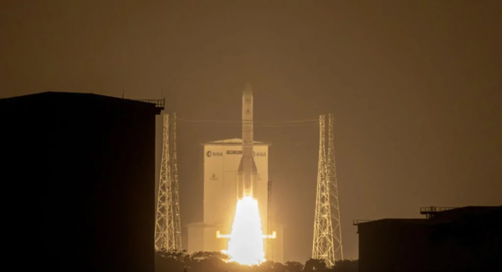 Amazon challenges Starlink as Ariane 6 launches 32 Project Kuiper LEO satellites