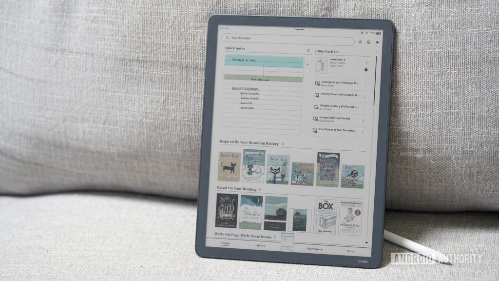 Amazon releases Kindle update to fix previous issue