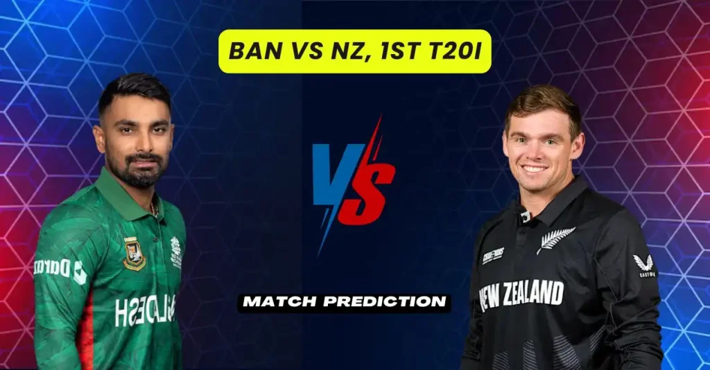 BAN vs NZ, 1st T20I, Match Prediction: Who will win today's game between Bangladesh and New Zealand?