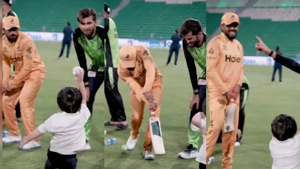 Babar Azam was out on the ball of Shaheen Afridi's 1 year old son, faced severe trolling!