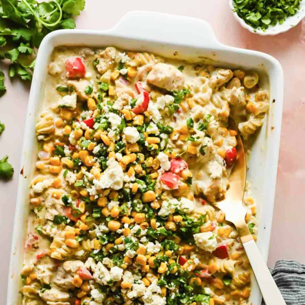 Baked Street Corn Pasta