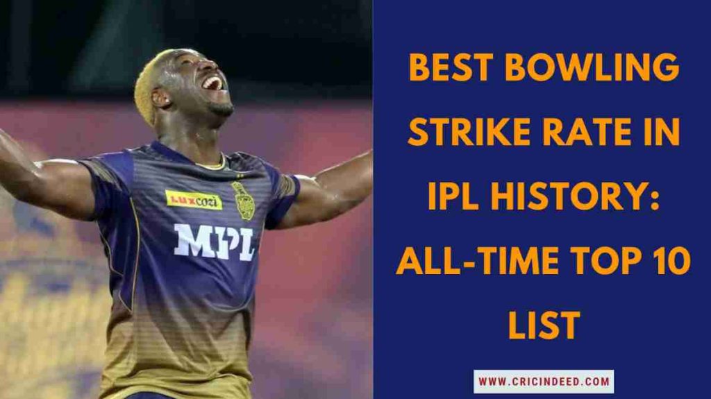Best bowling strike rate in IPL