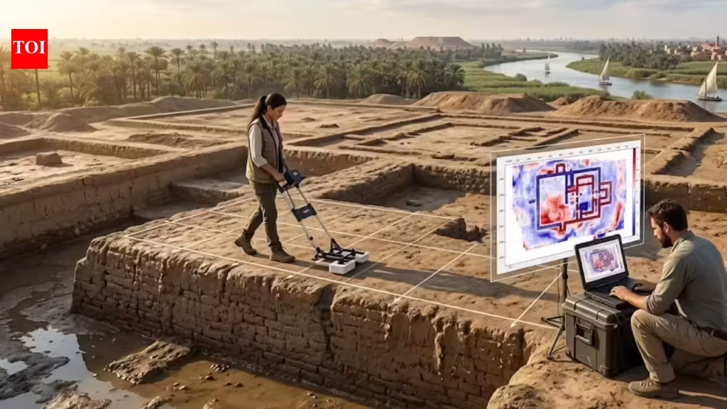 Buried for 2,500 years: Huge lost structure discovered beneath Egypt's Nile Delta. world News