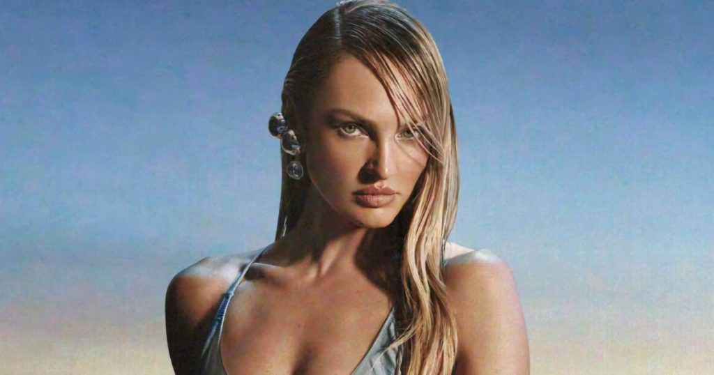 Candice Swanepoel Rocks Tropic of the Sea x Victoria's Secret Swim