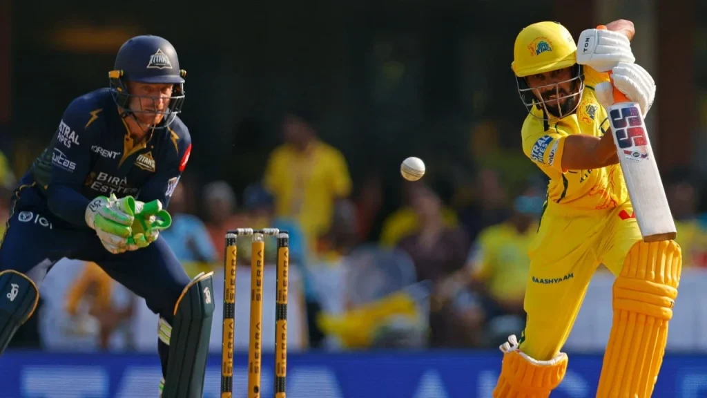 "Captain's innings: "Fans applaud Ruturaj Gaikwad after scoring 74* in CSK vs GT IPL 2026 clash".