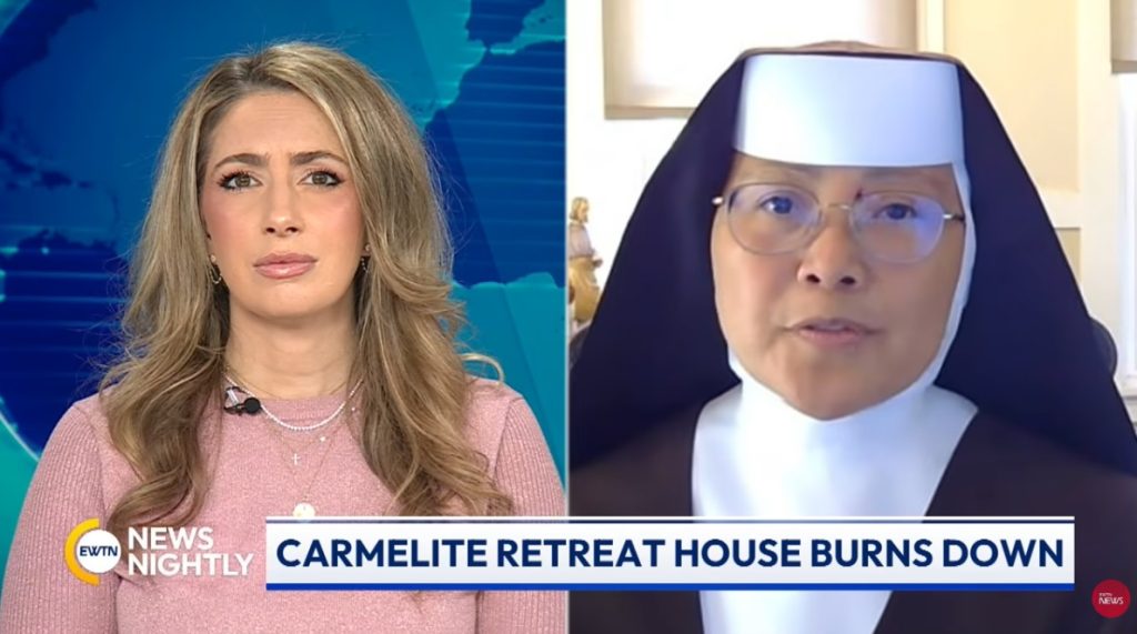 Carmelite Sisters are asking for prayers and donations after fire destroyed retreat house