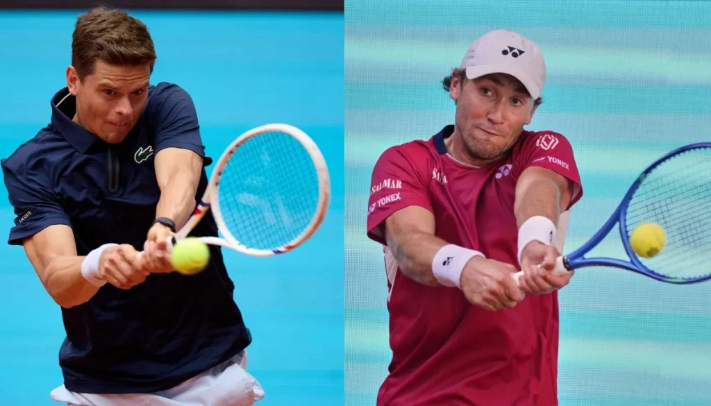 Casper Ruud crashes out of Madrid Open and Alexandre Blox reaches semi-finals