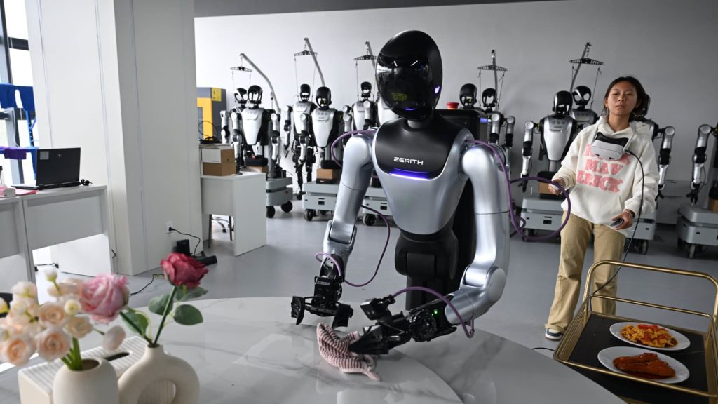 China sends more humanoid robots to America