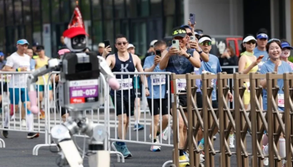China's humanoid robot beats humans in Beijing Half Marathon