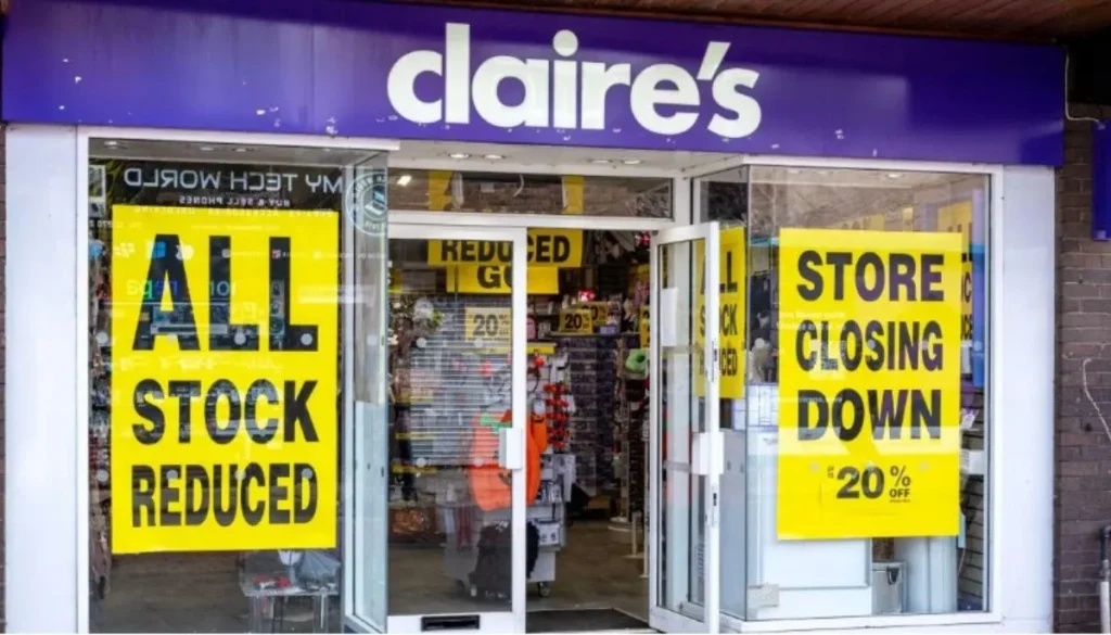 Claire's closes 150 stores in UK, Ireland as part of major downsizing