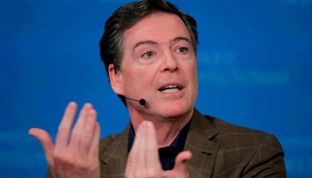 DOJ charges James Comey over '86 47' seashell photo that allegedly threatened Trump