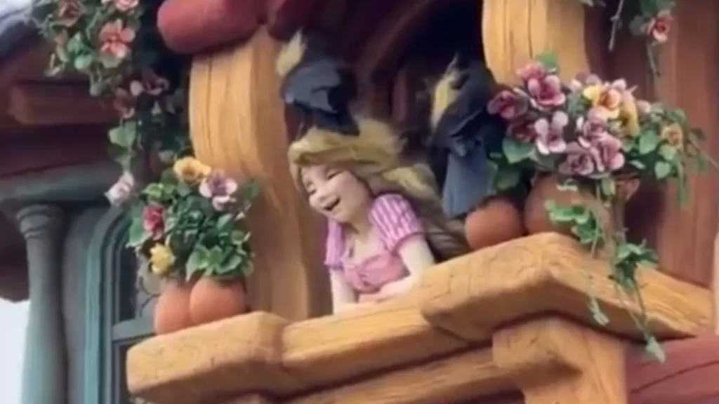 Disneyland suffers more shock as Rapunzel's hair is pecked by crows