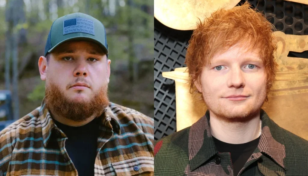 Ed Sheeran celebrates Luke Combs' achievement