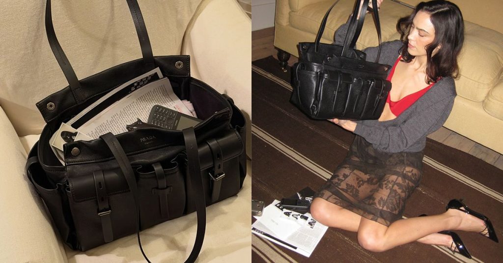 Every girl is carrying Prada's new Route Bag this spring