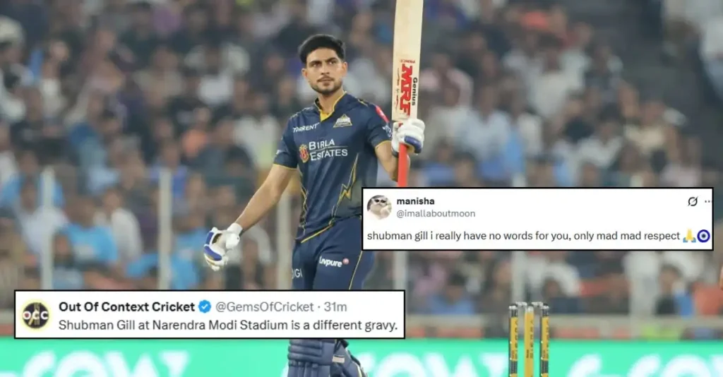 Fans go wild as Shubman Gill delivers batting masterclass GT guide to thrilling win over KKR in IPL 2026