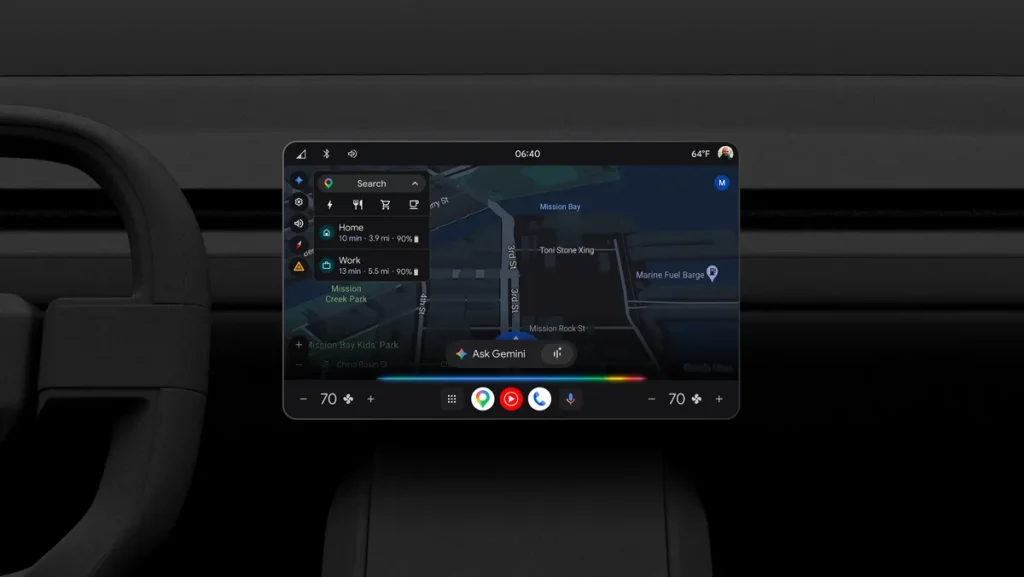 Gemini Assistant comes to Google-equipped vehicles