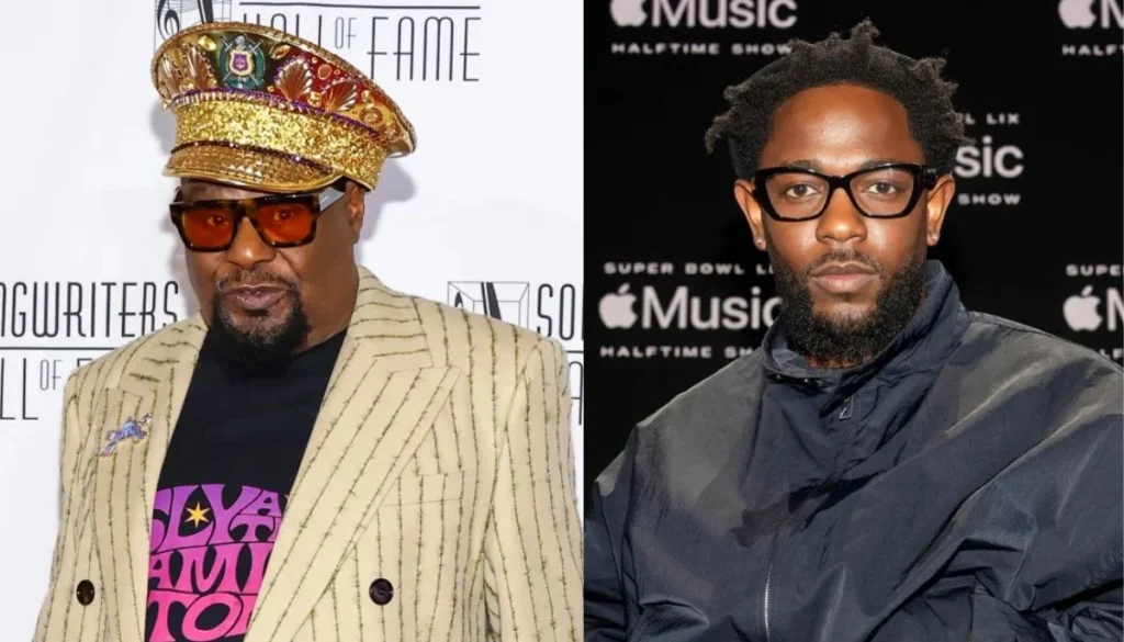 George Clinton calls Kendrick Lamar an 'institution' in the music industry