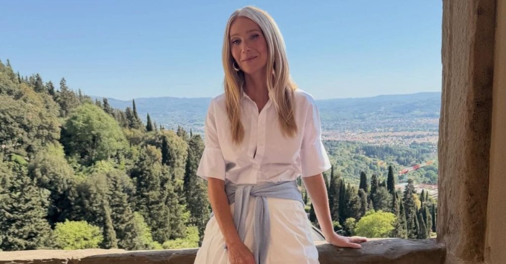 Gwyneth Paltrow gave her little white dress a 2026 spin