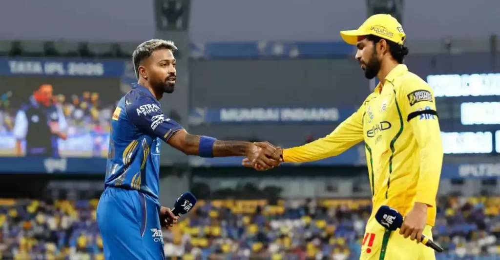 Here's why CSK players are wearing black armbands in the IPL 2026 match against MI