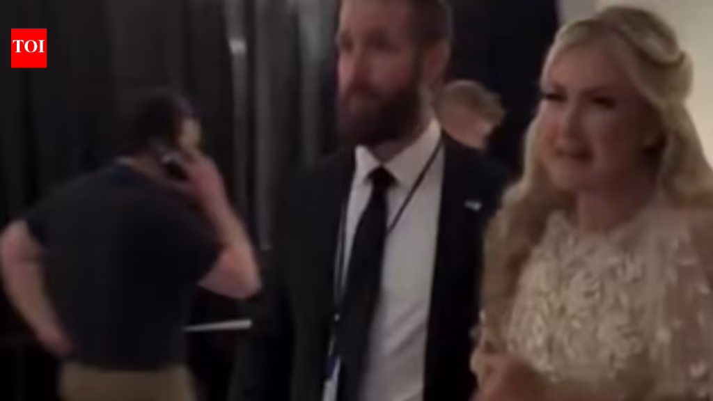 'I just want to go home': Tearful Erica Kirk escorted out after White House correspondents' dinner shooting