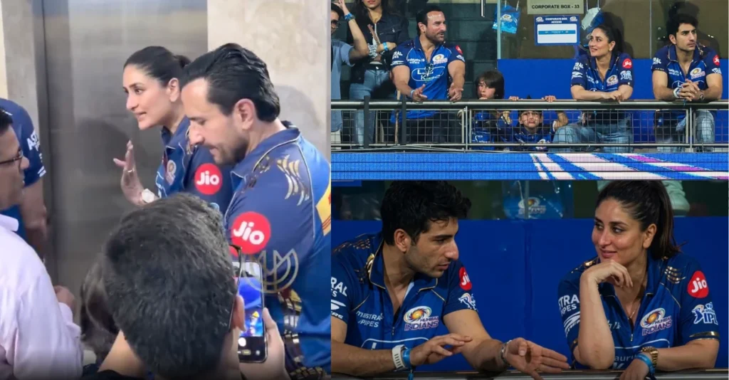 IPL 2026: Kareena Kapoor watches MI vs RCB match at Wankhede with family; Brief conversation with employees caught on camera