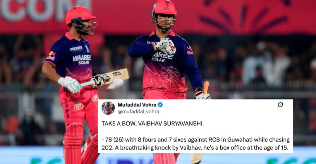 IPL 2026: Vaibhav Suryavanshi and Dhruv Jurel give Rajasthan Royals the strength to extend their unbeaten streak against RCB, fans get excited